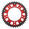 Supersprox New  - Red Stealth sprocket For 45T, Chain Size 520,  RST-1793-45-RED